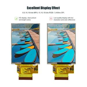 Écran LCD TFT 2,4 pouces 240*320 personnalisé, industriel, transmissif, RGB, MCU SPI, module d'affichage LCD 240x320, écran tactile - Product Image 3