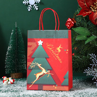 Sacs de cadeau de noël personnalisés 2024 nouvel an décoration de noël fête de vacances enfants bonbons cookie emballage sac à provisions