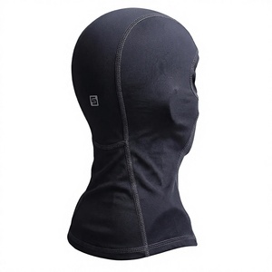 Balaclava unisexe noire, couvre-visage intégral, respirante, imperméable, en polyester, pour adulte, 56-58 cm, CONTINENTAL SPORTS, entièrement ornée de strass - Product Image 2