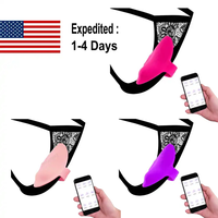 YPM APP Vibromasseur portable à distance Boucles réglables Papillon Vagin Stimulateur Culotte Vibrateur G-Spot Culotte Sex Toy pour femmes