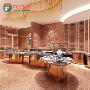 Vitrine de présentation de bijoux en bois de haute qualité, avec éclairage LED, design luxueux - Product Image 5