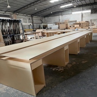 Escritorio de Oficina OEM Personalizado, Mesa de Trabajo Ejecutiva Moderna para Uso Comercial y en el Hogar