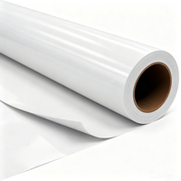 Material de Impresión de Gran Formato, Vinilo de PVC Imprimible Removible Sin Residuos para Letreros Interiores y Exteriores
