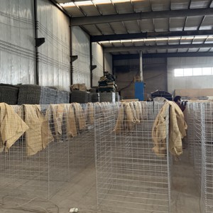Barrière défensive en <span class=keywords><strong>gabion</strong></span> à mailles soudées, galvanisée à chaud, à trous carrés, facile à installer, pour usage professionnel - Product Image 4