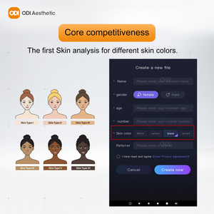 Analyseur de peau professionnel 3D IA Odi Factory Prix de gros 2026 – Détecteur intelligent de peau, scanner facial esthétique - Product Image 4