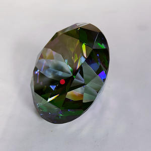 Piedra cúbica sintética de circonia cúbica, corte redondo, 50mm, 1 unidad - Product Image 3