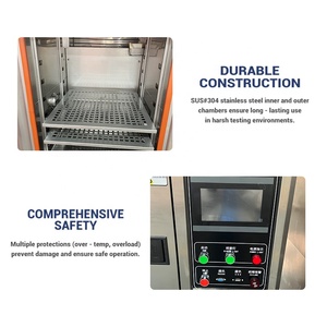 Phòng thí nghiệm-kích thước Lập Trình Nhiệt độ không đổi và độ ẩm buồng thử nghiệm mô phỏng môi trường Thiết bị kiểm tra khí hậu <span class=keywords><strong>Tester</strong></span> - Product Image 5