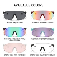 Lunettes de soleil de sport polarisées pour hommes, élégantes, surdimensionnées, photochromiques, anti-lumière bleue, sans monture, en PC, protection UV, coupe-vent, colorées