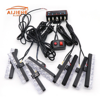 48 LED Grill Not warnleuchten Wireless Remote Auto LED Blitzlicht 4*4 12V Auto LED Licht