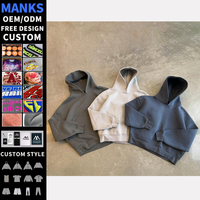 Hoodies et Sweat-shirts Homme Personnalisés 350 g/m² à Épaules Tombantes, Coupe Boxy Oversize en Coton Lourd, Fabrication Blanche pour Hommes