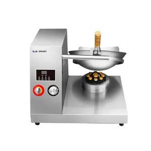 Fabricante automático wok agitador automático para fritar arroz frito a gás máquina de fazer arroz frito robô