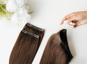 Extensions de <span class=keywords><strong>cheveux</strong></span> Halo à clipser sans nœuds, <span class=keywords><strong>fil</strong></span> invisible, <span class=keywords><strong>fil</strong></span> élastique, extensions de <span class=keywords><strong>cheveux</strong></span> humains - Product Image 6