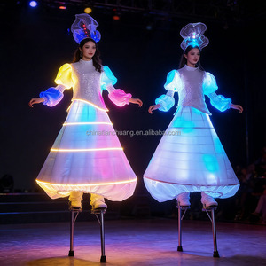 Disfraz de Zancudo Ruso con Luces LED y Adorno para la Cabeza, Ideal para Desfiles, Espectáculos, Carnavales, Discotecas, Festivales, Cosplay, Fiestas y Actuaciones - Product Image 1