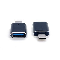 JILIAN - Adaptador OTG USB-C a USB 3.1 Hembra con Luz LED Intermitente, Salida de CC para Laptop y Cámara, Superventas