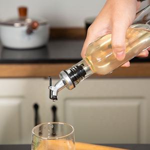 Gloway 500ml -20 ~ 150 bec verseur de doigt de température récipient de stockage de Sauce de soja de vinaigre bouteille distributrice d'huile d'<span class=keywords><strong>olive</strong></span> en verre de cuisine - Product Image 6