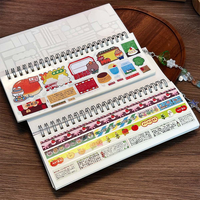 Livre d'autocollants personnalisés tendance en PVC mat et brillant pour journal créatif