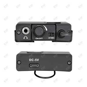 AC-330 High Quality Wireless Stereo Audio In Ear Monitor Low Latency 2.4G Wireless Monitor System Rack Mount <b>XLR</b> connector - Product Image 6