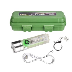 S23 Mini huỳnh quang đèn pin 30 wát LED EDC Keychain có thể sạc lại đèn Pin Quà Tặng nhựa UV LED <span class=keywords><strong>Torch</strong></span> với nam châm Clip - Product Image 1