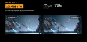 Moniteur de jeu ASUS TUF Gaming VG249QM1A 23,8 pouces FHD Fast IPS 270 Hz (OC) 1 ms compatible G-Sync/FreeSync Premium - Product Image 4