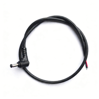 Câble d'alimentation UL21307 DC5521 DC5525 pour équipement de surveillance, rallonge coudée, câble de charge