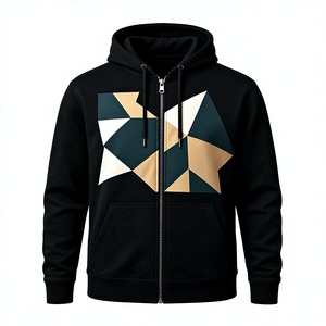 <b>Men's</b> Black Pullover Hoodie Raglan Sleeve <b>White</b> Letter Print Kangaroo Pocket Streetwear Hooded <b>Sweatshirt</b> - Product Image 1
