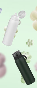 WAmax Nuovo Filtro Ahlstrom per Acqua di Sorgente, Bottiglia Filtrante in Acciaio Inox con Rimozione del 99,99% di Batteri e Virus - Product Image 2