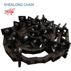 Chaîne d'ascenseur de grain de retour 1303114C91 avec le matériel en caoutchouc de palettes d'alliage - Product Image 3