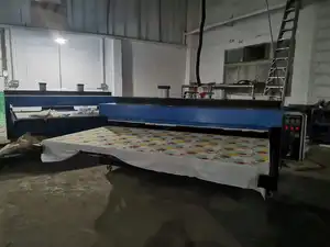 250*150cm grand format 1 côté 1 station pneumatique sublimation presse à chaud machine pour pantalon à capuche jute sac tissu tente bannière