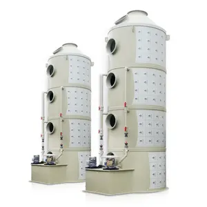 purificationSpray tower cyclone PP spray tower/ Gas Purification Absorption Spray Tower/Air Scrubber for Dust Cleaning