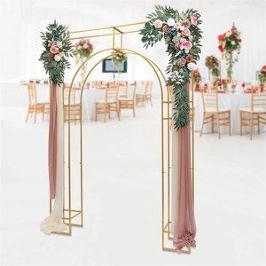 Portail Arqué Ronry pour Jardins et Cours, <span class=keywords><strong>Arche</strong></span> en <span class=keywords><strong>Fer</strong></span> <span class=keywords><strong>Forgé</strong></span> pour Parcs Extérieurs et Mariages, 7-8 pieds de Haut, Écologique - Product Image 1