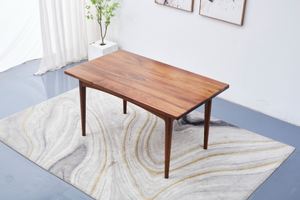 Ensemble <span class=keywords><strong>de</strong></span> <span class=keywords><strong>table</strong></span> à manger en bois massif <span class=keywords><strong>de</strong></span> noyer noir, style moderne minimaliste <span class=keywords><strong>de</strong></span> luxe, mobilier haut <span class=keywords><strong>de</strong></span> gamme pour la maison - Product Image 4