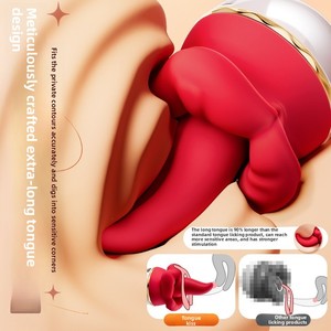 Stimulation puissante du clitoris par léchage <span class=keywords><strong>de</strong></span> langue, péristaltisme et choc corporel pour l'orgasme féminin du point G - Product Image 3