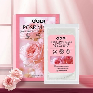 <span class=keywords><strong>Mascarilla</strong></span> Facial en Lámina de Esencia de Rosas Hidratante y Aclarante OEM Popular, Fermentación Biológica, Péptidos Reafirmantes, Blanqueadores, Caja de Regalo - Product Image 6