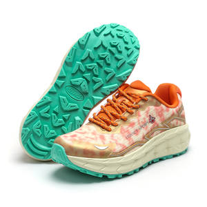 รองเท้าเดินป่าและวิ่งเทรลคุณภาพสูง สีเขียวอมฟ้า พื้นหนา ระบายอากาศได้ดี น้ำหนักเบา กันลื่น เหมาะสำหรับกีฬาและสวมใส่ลำลอง - Product Image 6