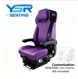 Asiento <span class=keywords><strong>de</strong></span> Conductor <span class=keywords><strong>de</strong></span> Camión con Suspensión Neumática <span class=keywords><strong>de</strong></span> <span class=keywords><strong>Lujo</strong></span>, con Cinturón <span class=keywords><strong>de</strong></span> Seguridad Ajustable <span class=keywords><strong>de</strong></span> 3 Puntos, para Camiones Pesados y Vehículos Comerciales - Product Image 1