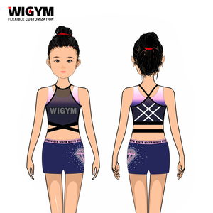 Uniformes de entrenamiento de porristas sublimados de diseño personalizado para niñas - Product Image 1