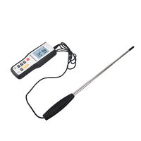 Anémomètre numérique sans fil à fil chaud et à ultrasons Hti XINTEST HT-9829, mesure de la vitesse du vent, résolution 0,01 m/s, 0-50