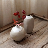 Nordique réactif mat glaçure argile bourgeon vase en céramique fleur vase mariage table décoration vases pour la décoration intérieure