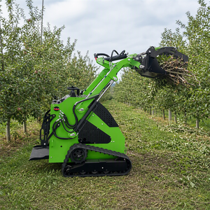 Elektrische compacte tracklader voor landbouw, ranch, landschapsaanleg en bouwwerkzaamheden, op batterijen werkende mini-skidsteer - Product Image 3