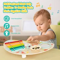 Wholesale Toy Musical Instruments Children'S Percussion Instruments Baby Music Early Education Wooden Instrument Set