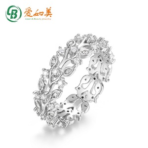 Elegante <span class=keywords><strong>Anello</strong></span> con Albero <span class=keywords><strong>della</strong></span> <span class=keywords><strong>Vita</strong></span> in Moissanite, <span class=keywords><strong>Argento</strong></span> Sterling 925 Placcato Rodio, Gioiello per Matrimonio e Fidanzamento per Donne - Product Image 6