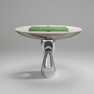 Mesa de Juego Multifuncional de Acero Inoxidable de Alta Gama para Cartas y Juegos de Mesa, para Entretenimiento - Product Image 2