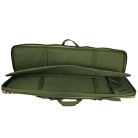 ALFA OEM 51 pouces Tactique Double Long Gun Bag Weapons Mallette de transport avec sangle de sac à dos, compartiment verrouillable