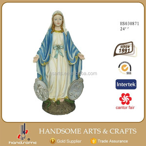 Gracia Bendita Virgen María, <span class=keywords><strong>Madre</strong></span> religiosa estatua figura de resina - Product Image 5