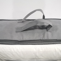 Sac en PVC transparent et non tissé personnalisé en gros pour l'emballage de couette, sac à oreiller transparent