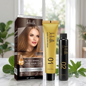 Crème Colorante Capillaire Permanente Professionnelle <span class=keywords><strong>Bio</strong></span> à Faible Teneur en Ammoniaque, Qualité Supérieure, Marque Privée, pour Usage Domestique et en Salon – Vente en Gros - Product Image 1
