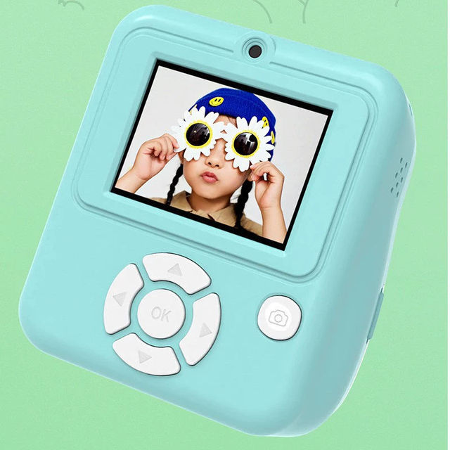Kids Instant Printer Household Camera with Button Control Party Favor Kids Camera Digital Electric Children Camera