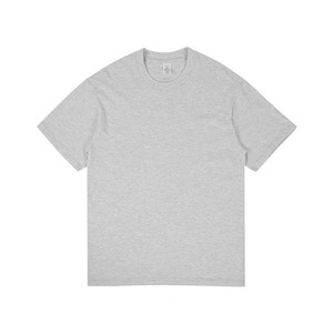 T-shirts pour hommes à col rond en coton 100% surdimensionnés à épaules tombantes personnalisés 230 grammes Coton lourd Blanc pur Décontracté Manches courtes - Product Image 5