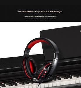 <span class=keywords><strong>Casque</strong></span> d'ordinateur avec micro pour <span class=keywords><strong>Gamer</strong></span> Office <span class=keywords><strong>Audio</strong></span> Universal Double-Hole Internet Cafe Headset - Product Image 4