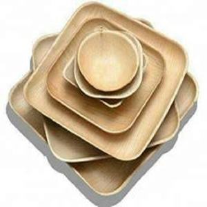 Couverts à motif de feuilles de palmier Areca de qualité supérieure Plats et assiettes écologiques furtifs et biodégradables - Product Image 4